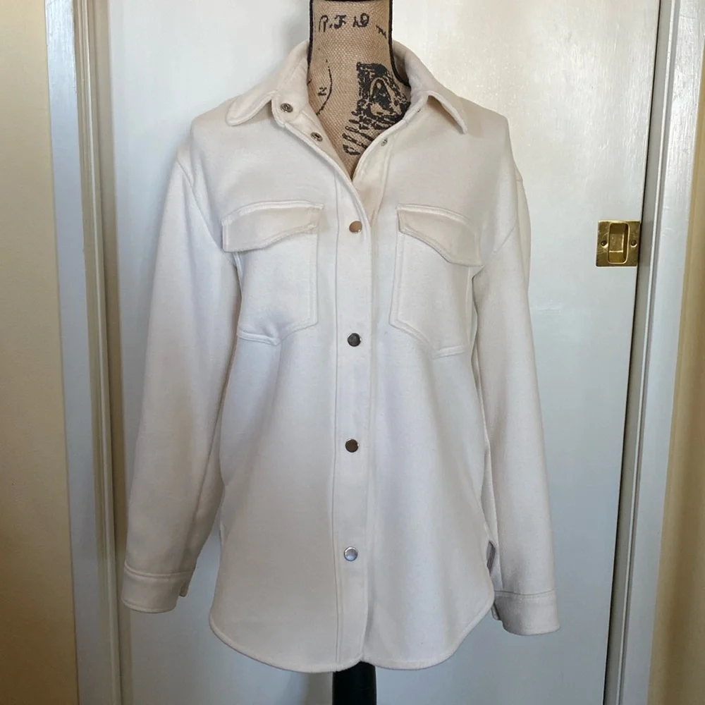 Abercrombie & Fitch Ivory Shirt/Jacket - Picture 2 of 8
